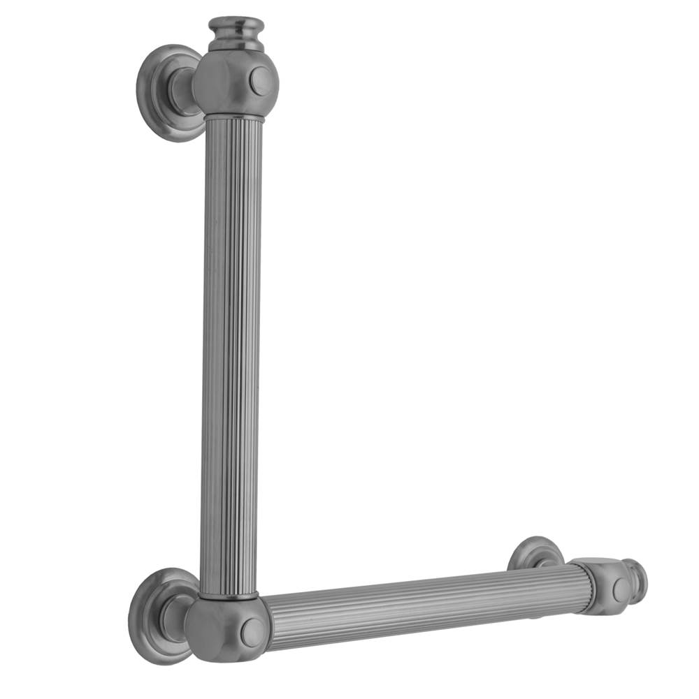 Jaclo Grab Bars Shower Accessories item G61-12H-16W-RH-BKN