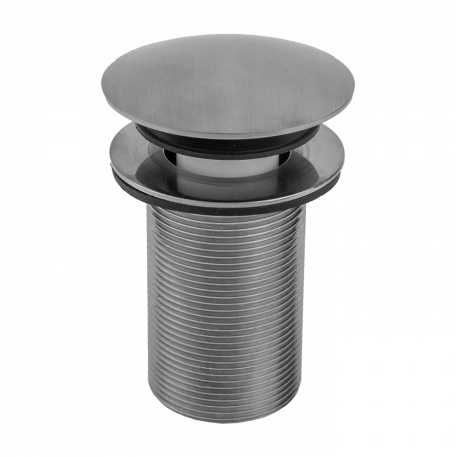 Algor Plumbing and Heating SupplyJacloExtra Long Thread Round Toe Control Drain Strainer - 4'' Long Thread