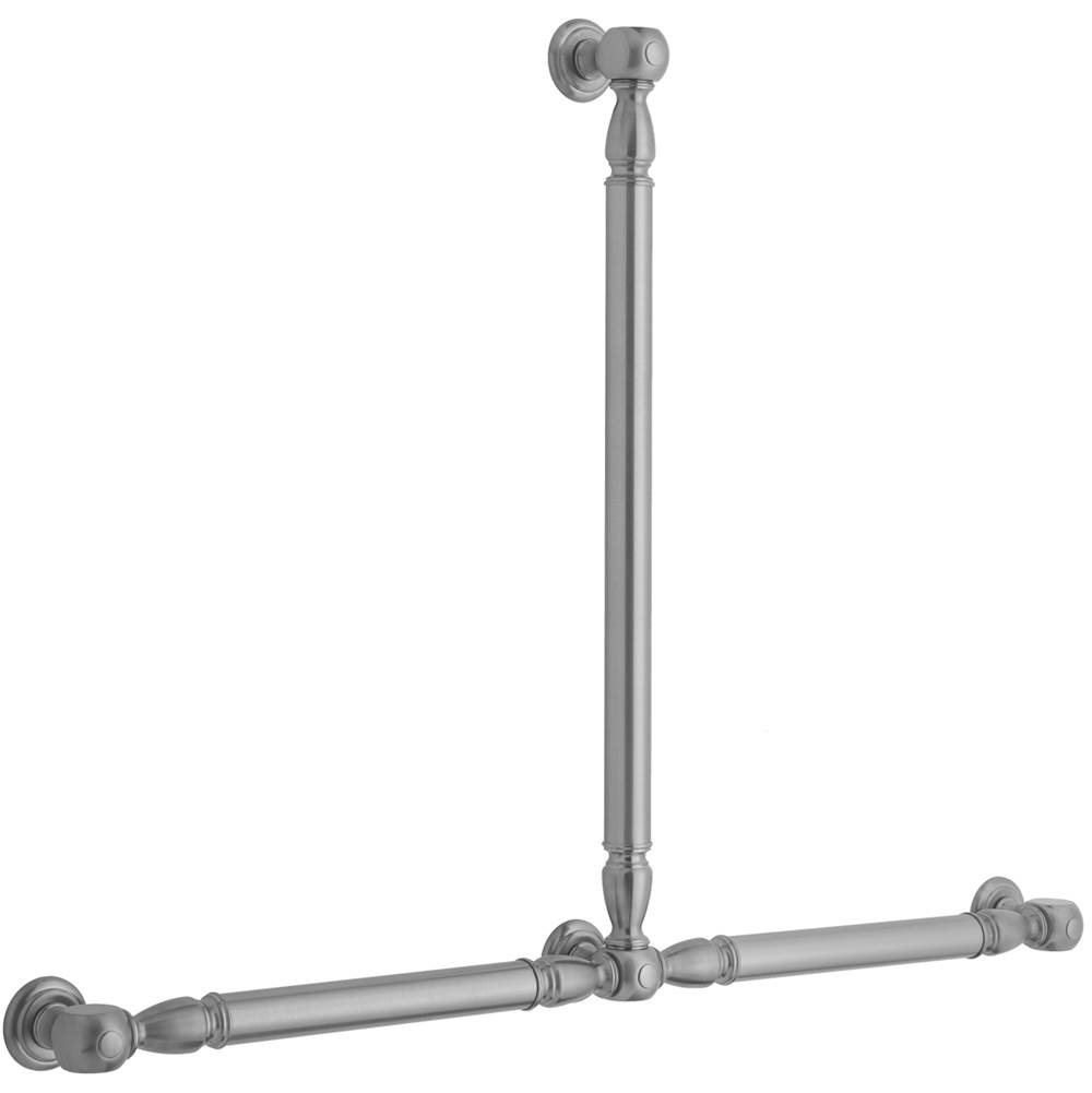 Algor Plumbing and Heating SupplyJacloT20 Smooth with Finials 24H x 32W T Grab Bar