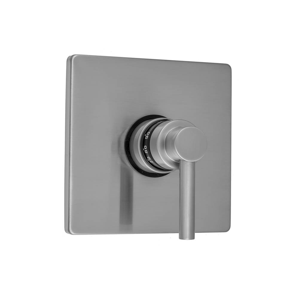 Algor Plumbing and Heating SupplyJacloSquare Plate with Contempo Low Lever Trim for Thermostatic Valves (J-TH34 & J-TH12)