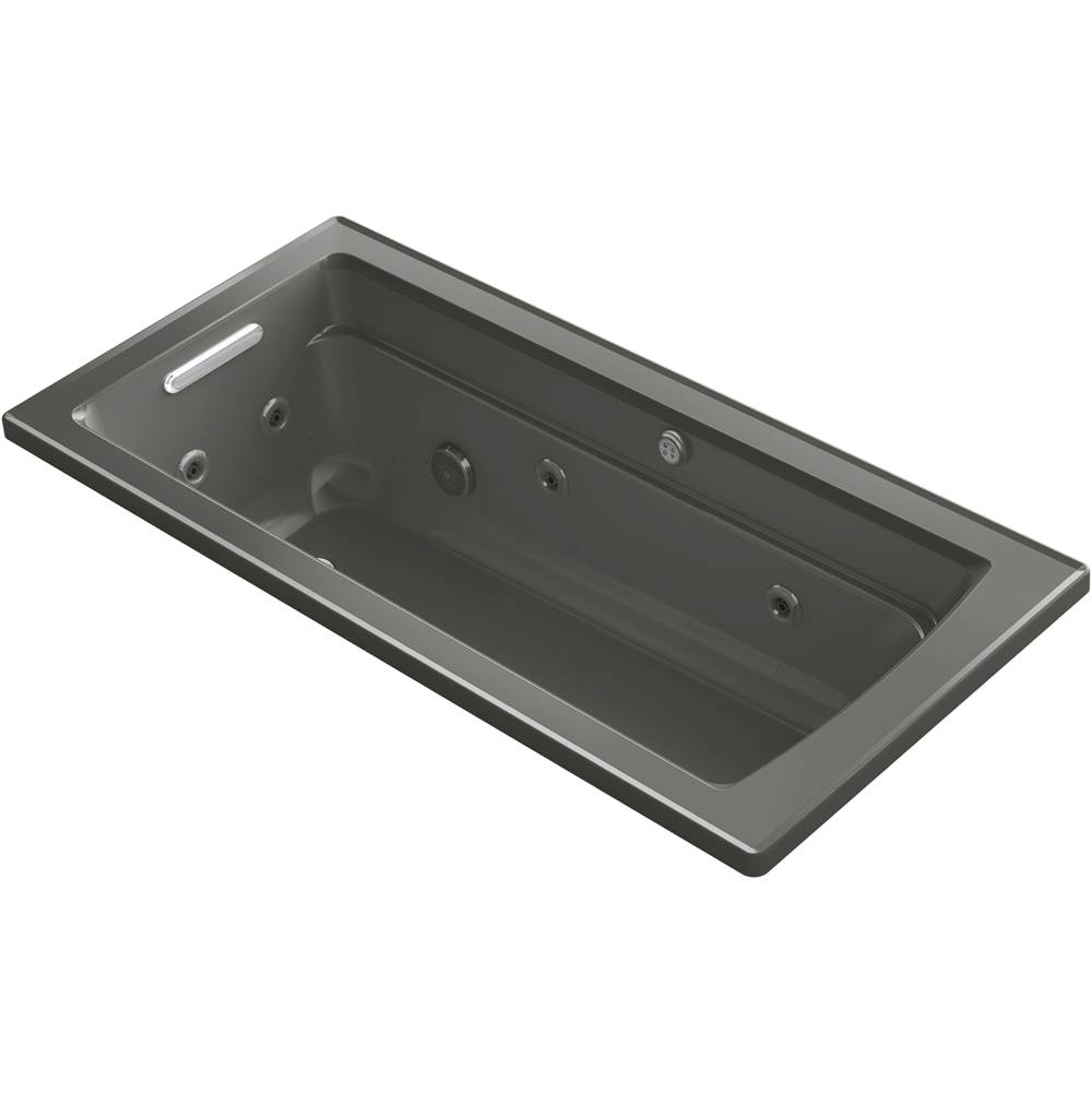 Algor Plumbing and Heating SupplyKohlerArcher 66-in X 32-in Drop-in Whirlpool + Heated Bubblemassage Air Bath