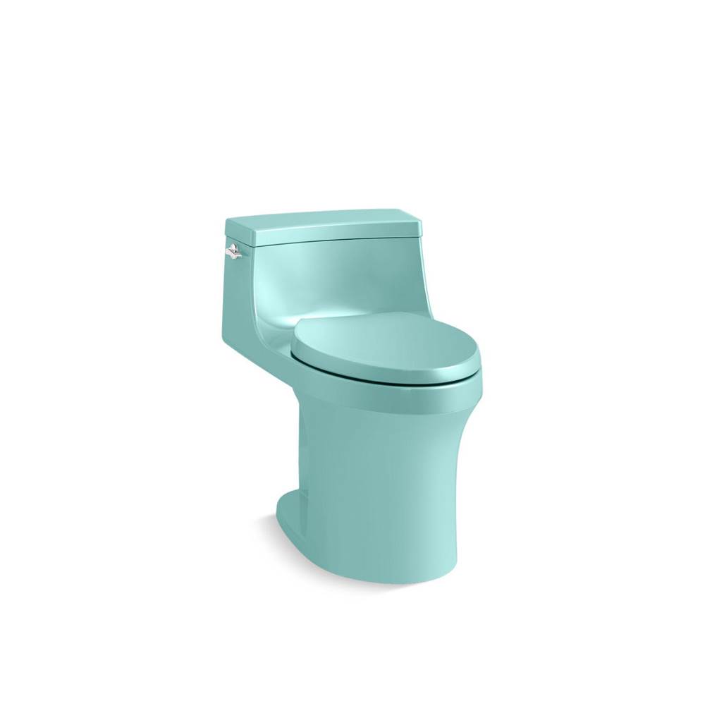Algor Plumbing and Heating SupplyKohlerSan Souci One-Piece Compact Elongated Toilet With Concealed Trapway 1.28 Gpf
