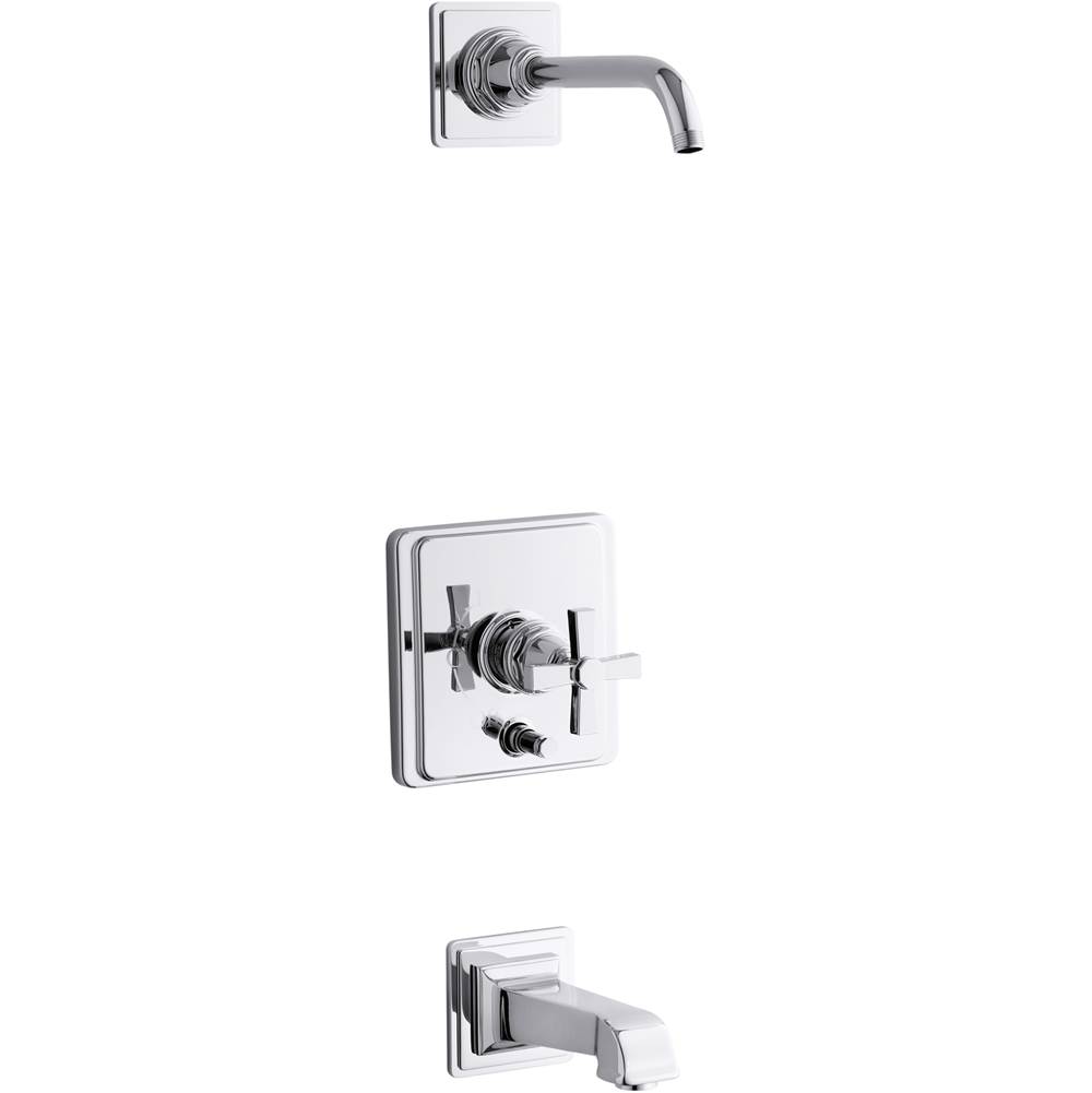 Kohler Tub And Shower Faucets Less Showerhead Tub And Shower Faucets item T13133-3AL-CP