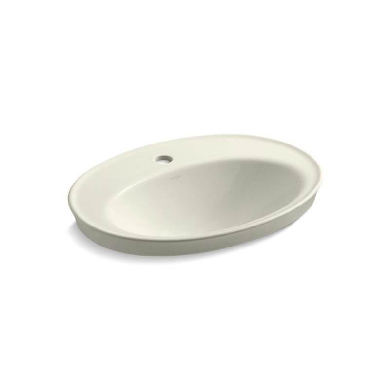 Algor Plumbing and Heating SupplyKohlerSerif® Drop-in bathroom sink with single faucet hole