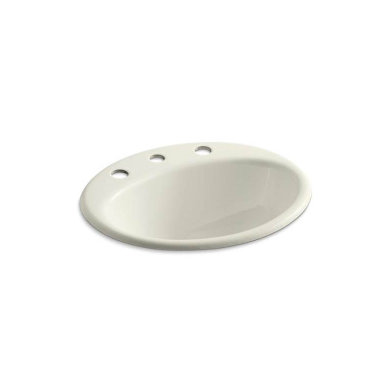 Algor Plumbing and Heating SupplyKohlerFarmington® Drop-in bathroom sink with 8'' widespread faucet holes