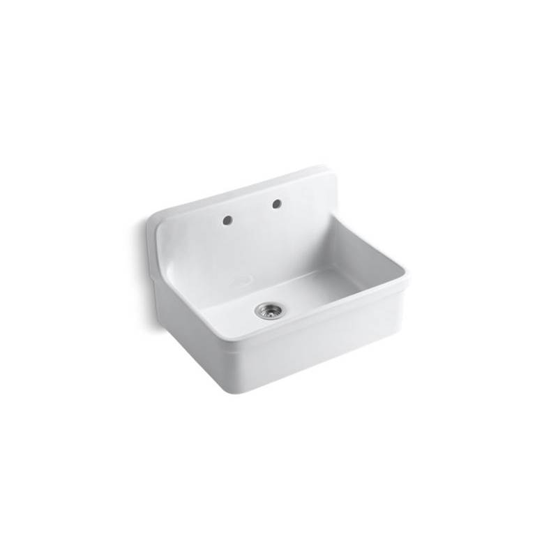 Algor Plumbing and Heating SupplyKohlerGilford™ 30'' x 22'' x 17-1/2'' wall-mount/top-mount single-bowl kitchen sink