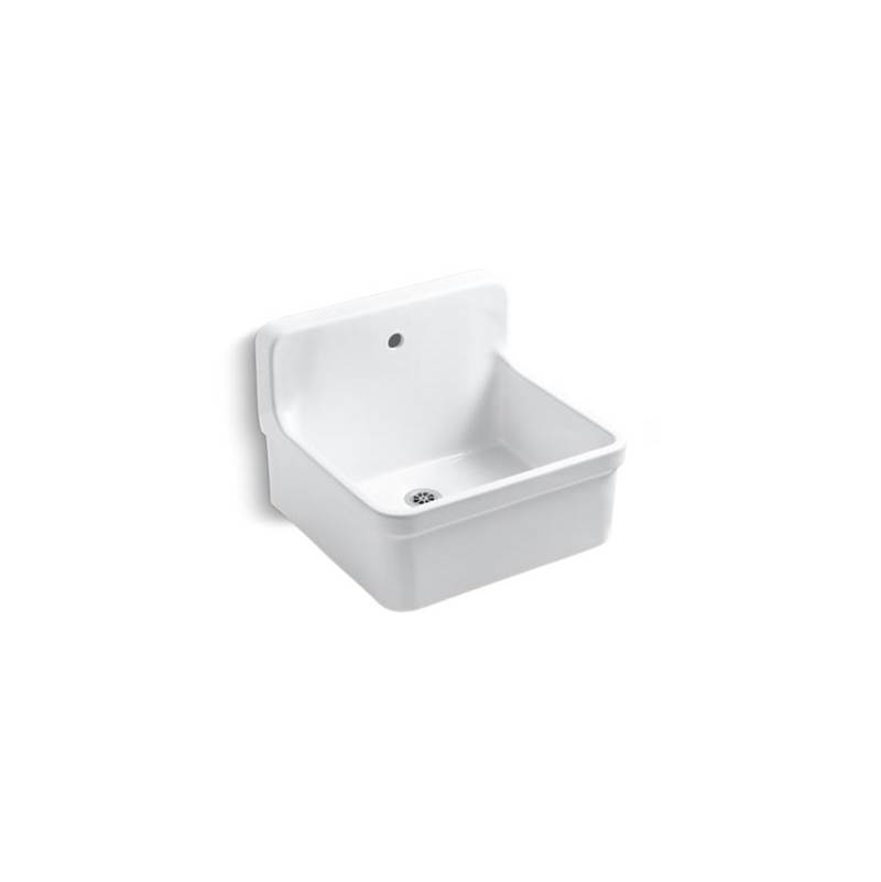 Algor Plumbing and Heating SupplyKohlerGilford™ 24'' x 22'' bracket-mounted scrub-up/plaster sink with single faucet hole