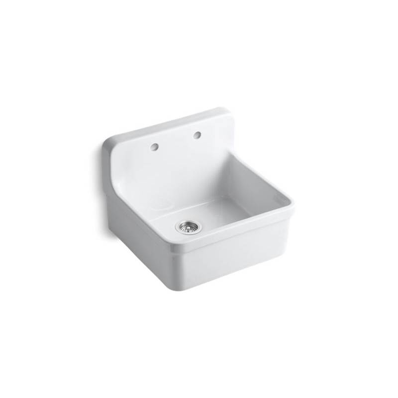 Algor Plumbing and Heating SupplyKohlerGilford™ 24'' x 22'' x 17-1/2'' wall-mount/top-mount single-bowl kitchen sink