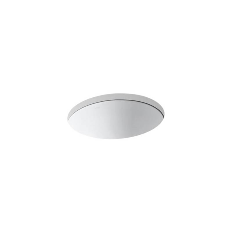 Algor Plumbing and Heating SupplyKohlerCaxton® Oval 17'' x 14'' Undermount bathroom sink with center drain