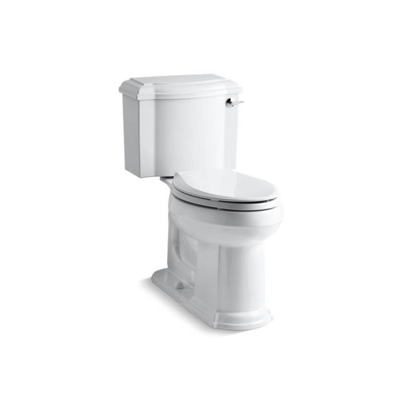 Algor Plumbing and Heating SupplyKohlerDevonshire® Comfort Height® Two-piece elongated 1.28 gpf chair height toilet with right-hand trip lever