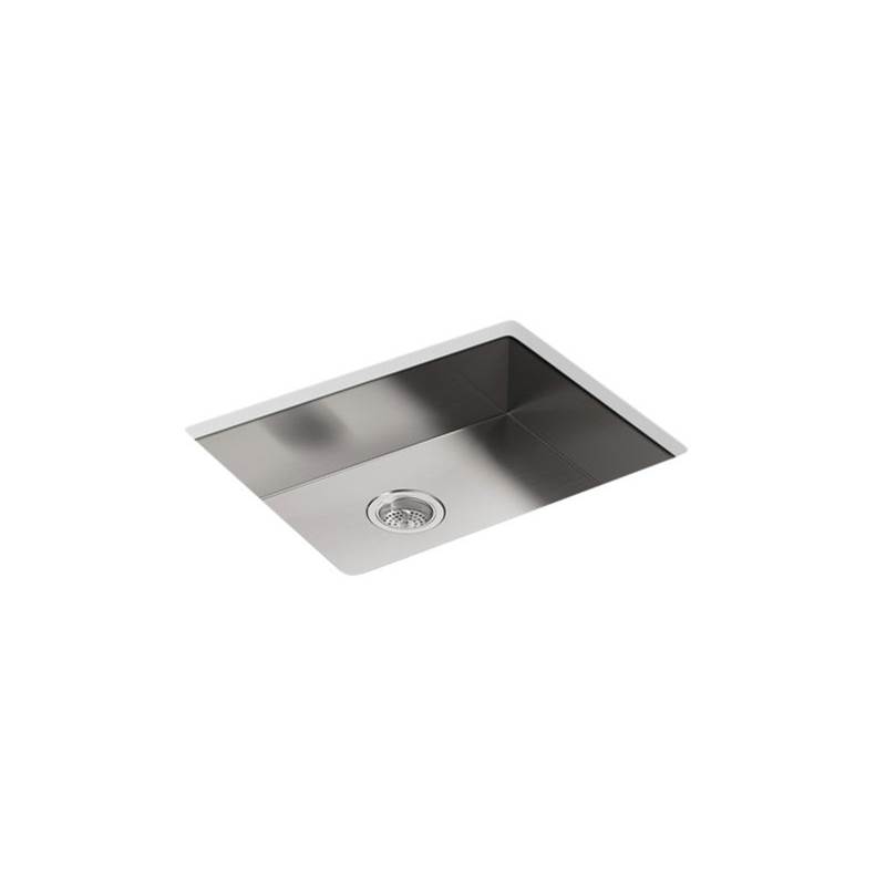 Algor Plumbing and Heating SupplyKohlerVault™ 25'' x 22'' x 6-5/16'' single bowl dual-mount kitchen sink with 4 faucet holes