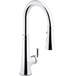 Kohler - 23766-CP - Pull Down Kitchen Faucets