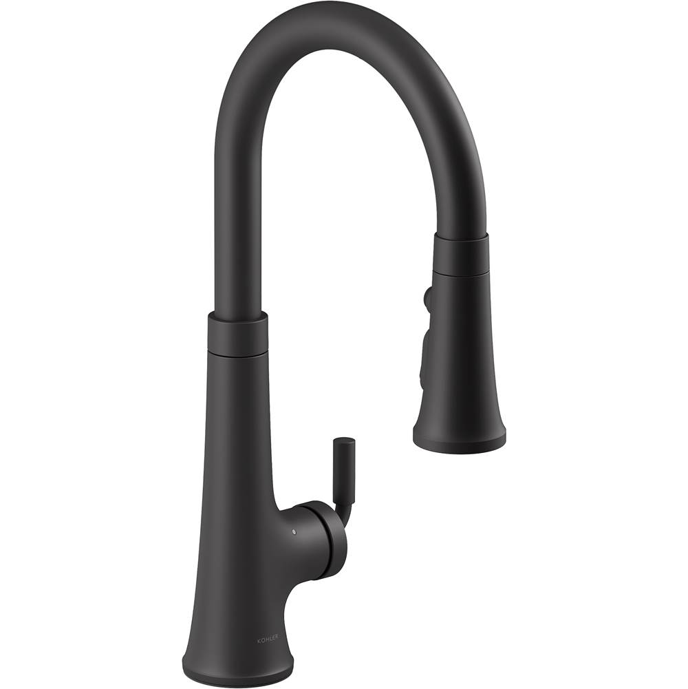 Kohler Pull Down Faucet Kitchen Faucets item 23766-BL