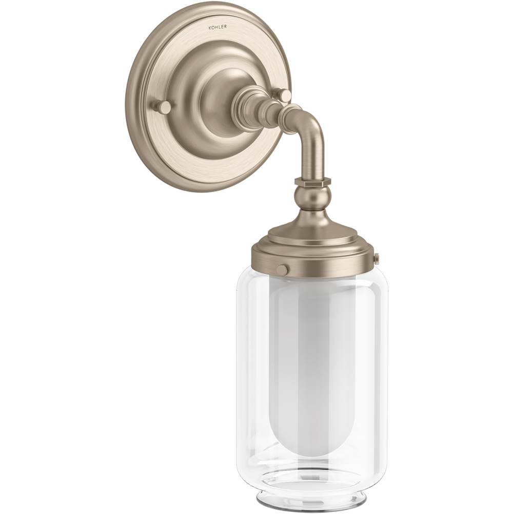 Kohler One Light Vanity Bathroom Lights item 72584-BVL