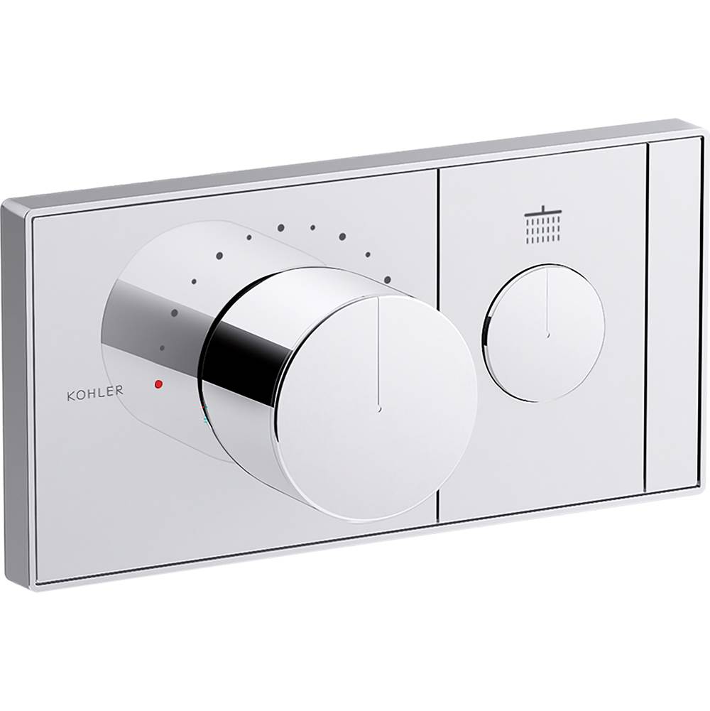 Algor Plumbing and Heating SupplyKohlerAnthem One-Outlet Thermostatic Valve Control Panel With Recessed Push-Button