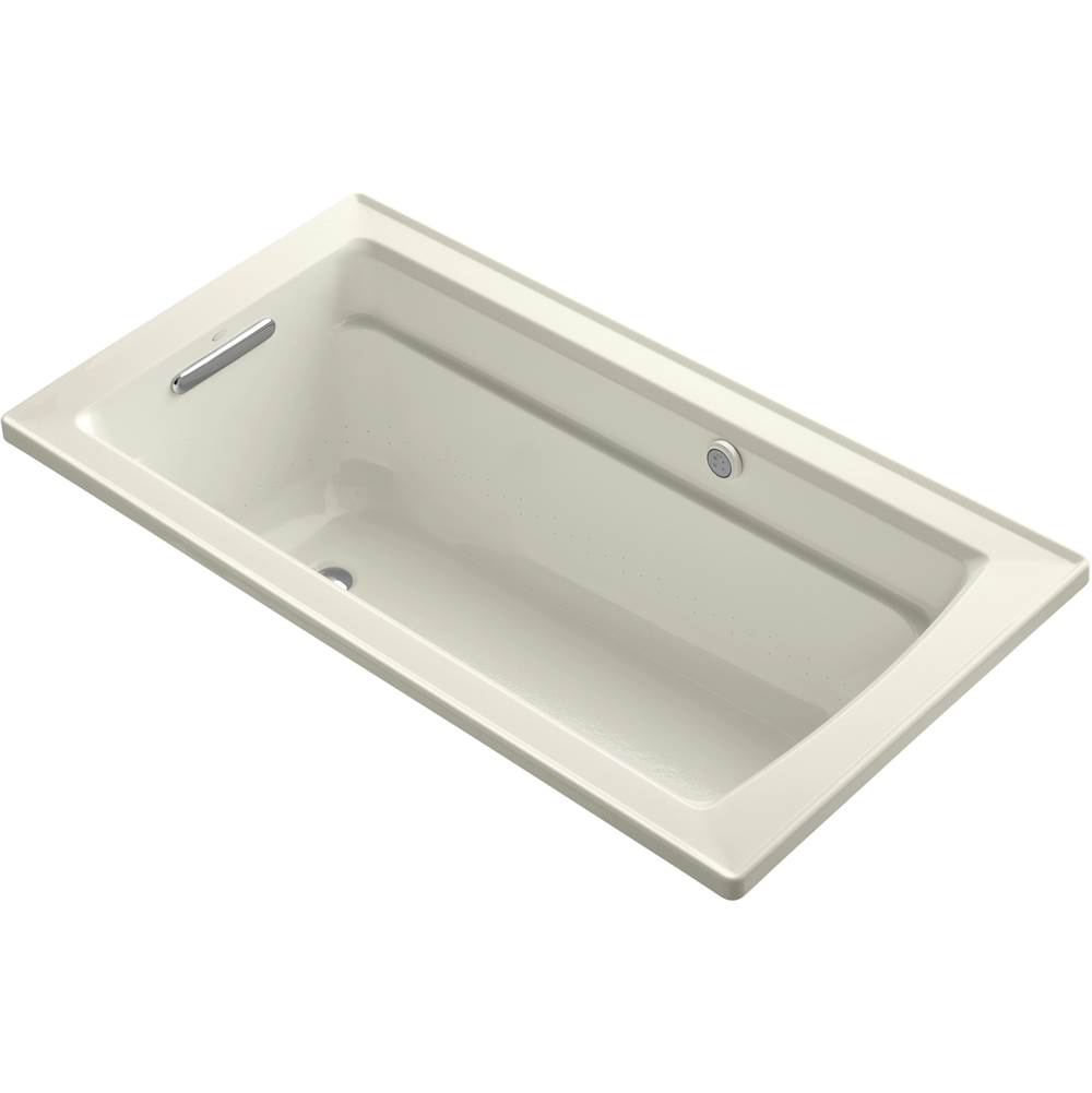 Algor Plumbing and Heating SupplyKohlerArcher® 60'' x 30'' drop-in Heated BubbleMassage™ air bath with Bask® heated surface
