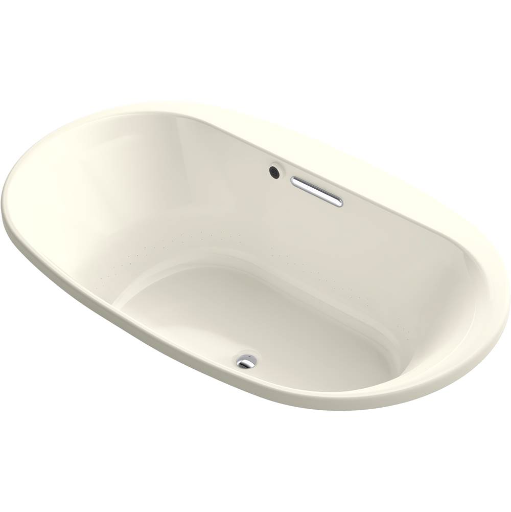 Algor Plumbing and Heating SupplyKohlerUnderscore® Oval 71-1/2'' x 41-1/2'' Heated BubbleMassage™ air bath with center drain