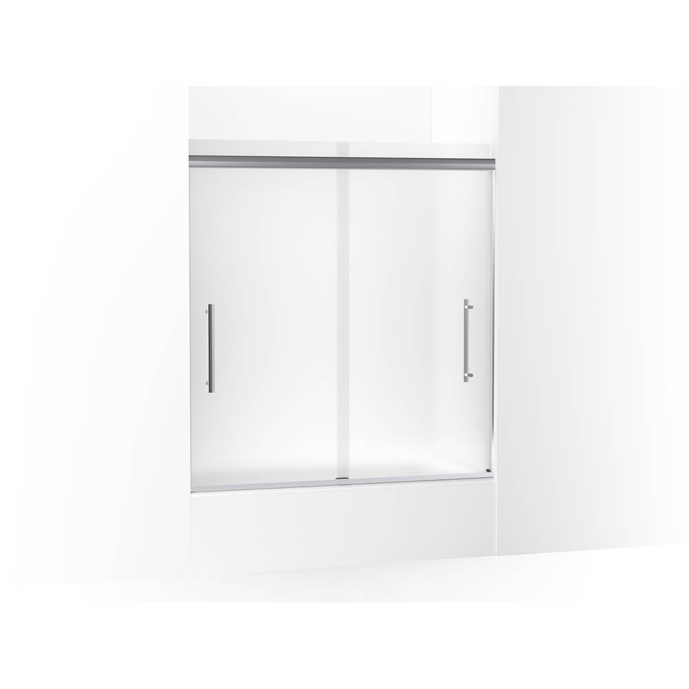 Algor Plumbing and Heating SupplyKohlerPleat Frameless Sliding Bath Door, 63-9/16 in. H X 54-5/8 - 59-5/8 in. W, With 5/16 in. Thick Frosted Glass