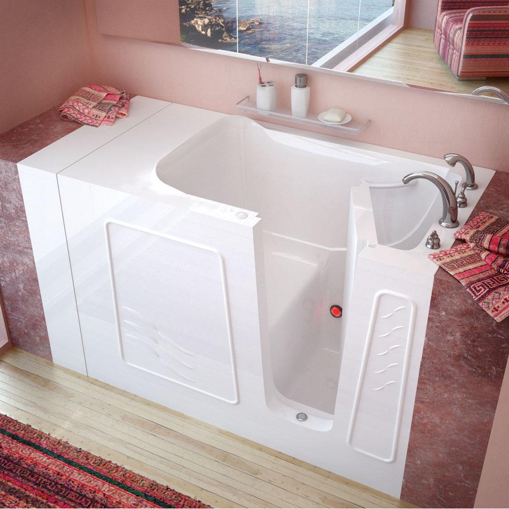 Algor Plumbing and Heating SupplyMeditubMediTub Walk-In 30 x 53 Right Drain White Soaking Walk-In Bathtub