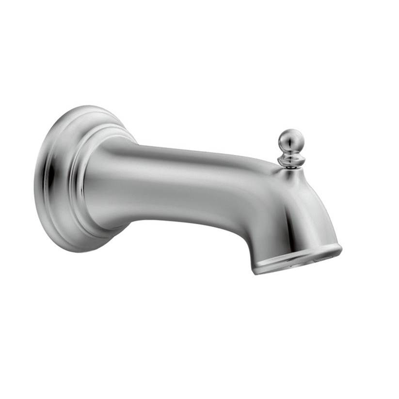 Algor Plumbing and Heating SupplyMoenBrantford Tub Spout with Diverter, 1/2-Inch Slip-fit CC Connection, Chrome