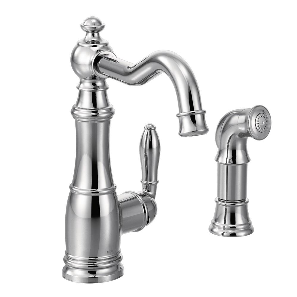 Algor Plumbing and Heating SupplyMoenWeymouth One-Handle High Arc Kitchen Faucet, Chrome