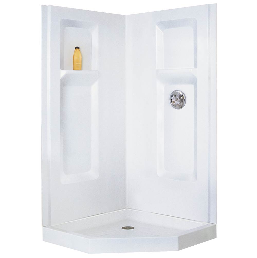 Mustee And Sons Shower Wall Systems Shower Enclosures item 736CWHT