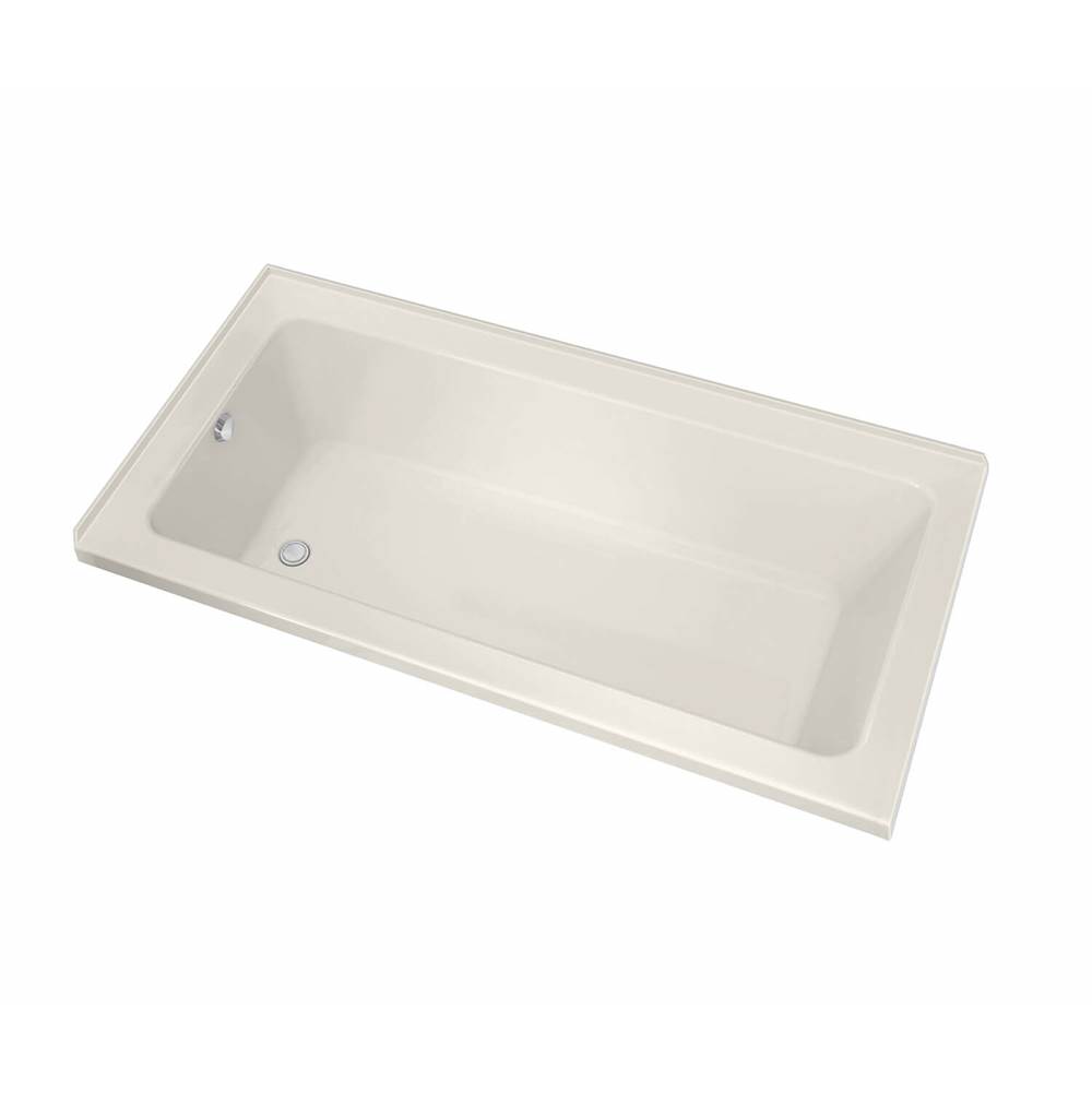 Algor Plumbing and Heating SupplyMaaxPose 7236 IF Acrylic Corner Left Left-Hand Drain Combined Whirlpool & Aeroeffect Bathtub in Biscuit