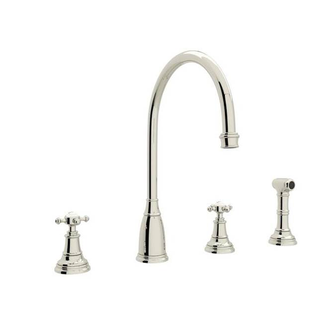 Rohl Deck Mount Kitchen Faucets item U.4735X-PN-2