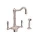 Rohl - A1679LMWSSTN-2 - Deck Mount Kitchen Faucets