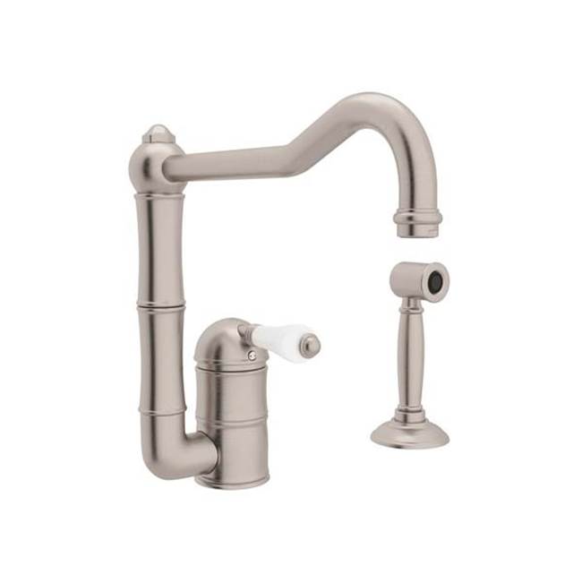 Rohl Deck Mount Kitchen Faucets item A3608LPWSSTN-2
