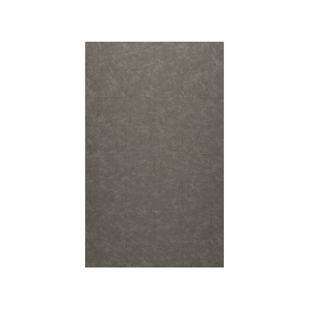 Algor Plumbing and Heating SupplySwanTSMK-7230-1 30 x 72 Swanstone® Traditional Subway Tile Glue up Bathtub and Shower Single Wall Panel in Charcoal Gray