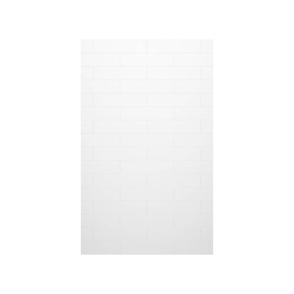 Algor Plumbing and Heating SupplySwanMSMK-9634-1 34 x 96 Swanstone® Modern Subway Tile Glue up Bathtub and Shower Single Wall Panel in White