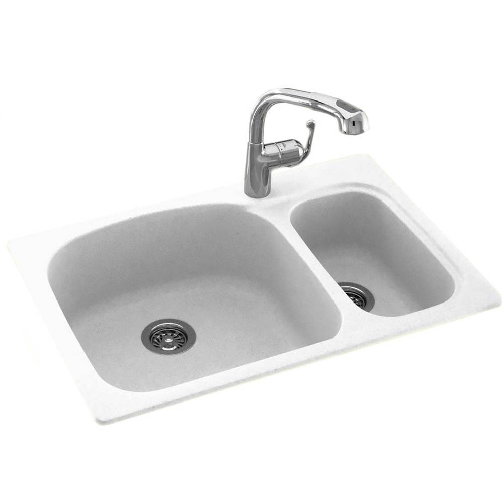Swan Dual Mount Kitchen Sinks item KS03322LS.130