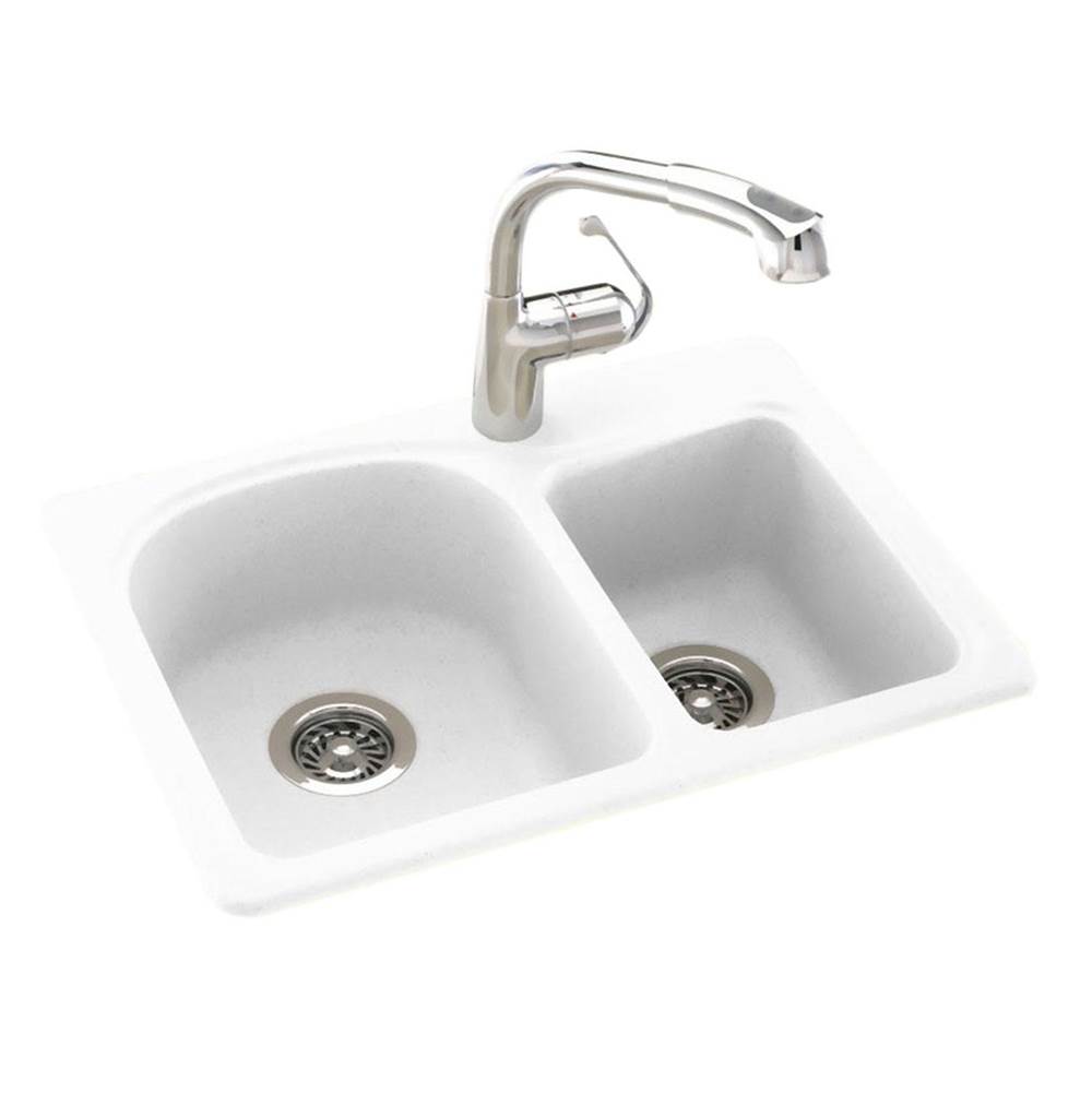 Swan Dual Mount Kitchen Sinks item KS02518DB.010