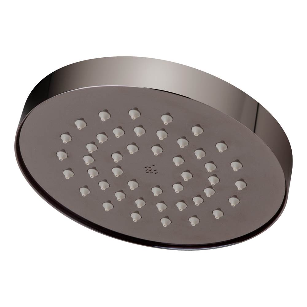 Algor Plumbing and Heating SupplySymmonsMuseo 1-Spray 5.6 in. Fixed Showerhead in Polished Graphite (1.5 GPM)