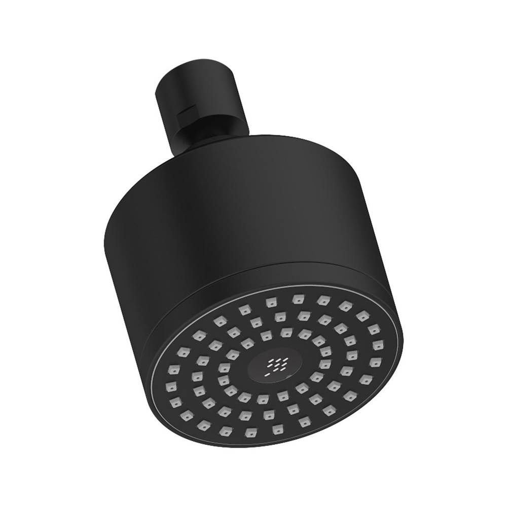 Algor Plumbing and Heating SupplySymmonsDia 1-Spray 3 in. Fixed Showerhead in Matte Black (2.5 GPM)