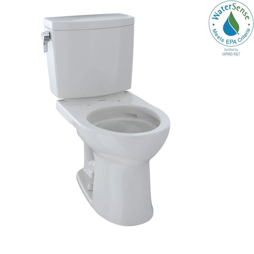 Algor Plumbing and Heating SupplyTOTOToto® Drake® II 1G® Two-Piece Round 1.0 Gpf Universal Height Toilet With Cefiontect, Colonial White