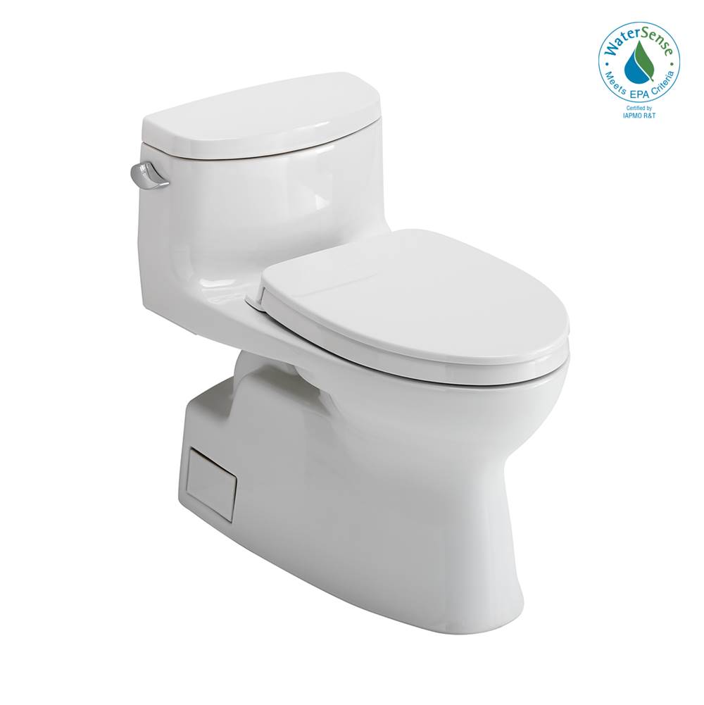 Algor Plumbing and Heating SupplyTOTOToto® Carolina® II One-Piece Elongated 1.28 Gpf Universal Height Toilet With Cefiontect And Ss124 Softclose Seat, Washlet+ Ready, Cotton White