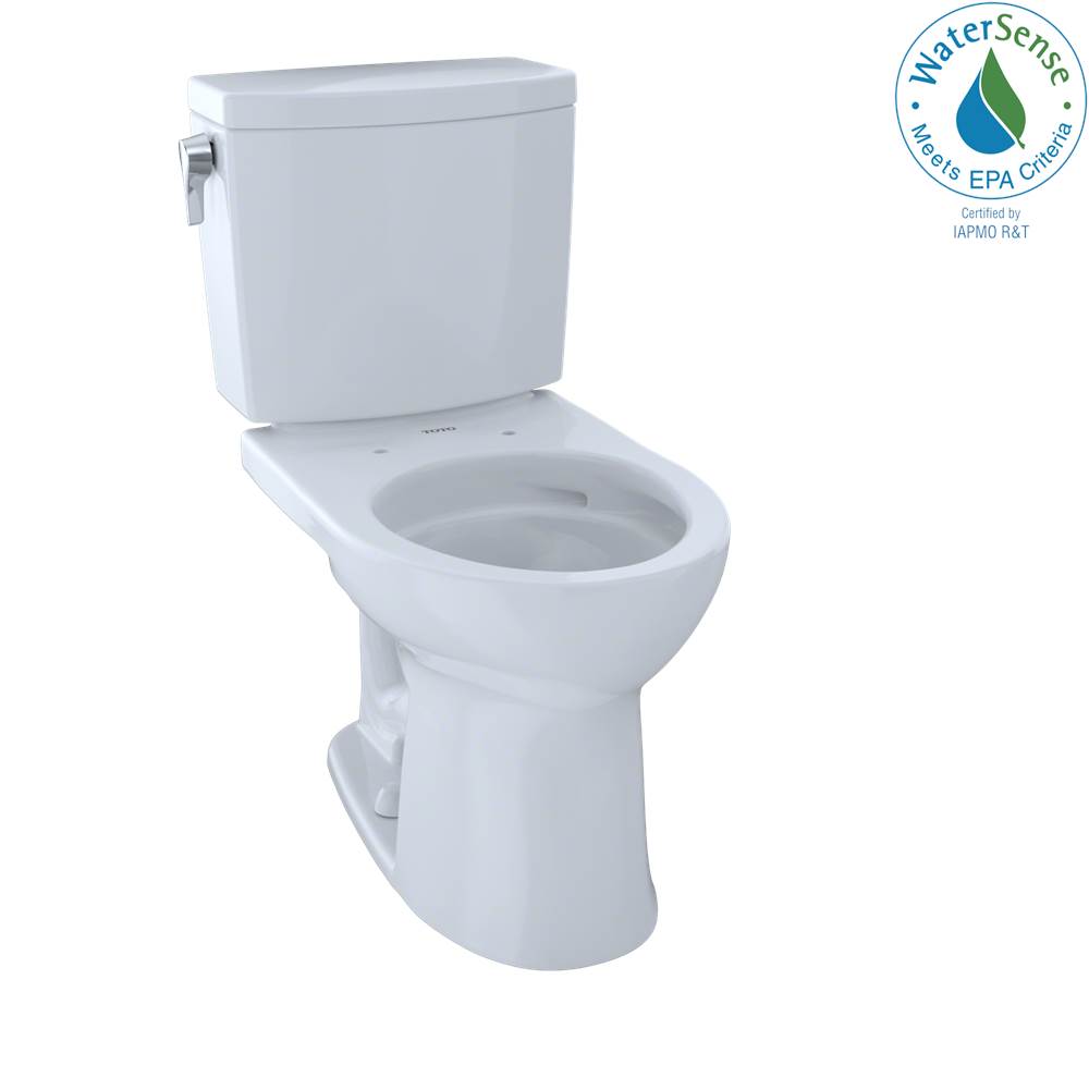 Algor Plumbing and Heating SupplyTOTOToto® Drake® II 1G® Two-Piece Round 1.0 Gpf Universal Height Toilet With Cefiontect, Cotton White