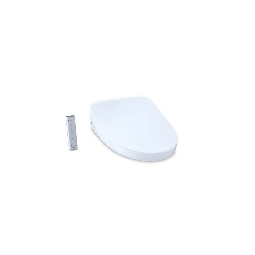 Algor Plumbing and Heating SupplyTOTOToto® S500E Washlet®+ And Auto Flush Ready Electronic Bidet Toilet Seat With Ewater+® Bowl And Wand Cleaning And Contemporary Lid, Elongated, Cotton White