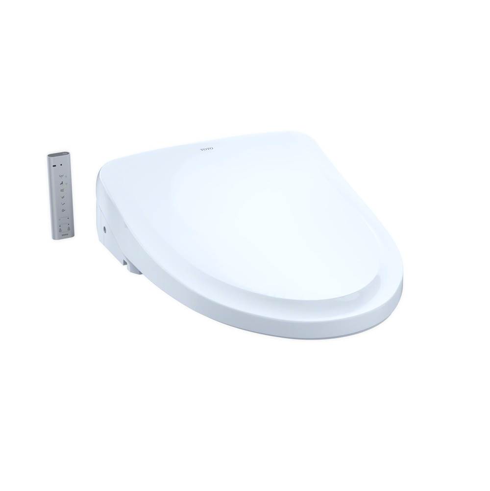 Algor Plumbing and Heating SupplyTOTOToto® S550E Washlet®+ And Auto Flush Ready Electronic Bidet Toilet Seat With Ewater+® Bowl And Wand Cleaning And Auto Open And Close Classic Lid, Elongated, Cotton White