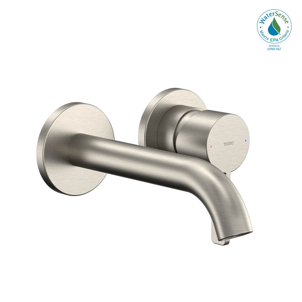 Algor Plumbing and Heating SupplyTOTOToto® Gf 1.2 Gpm Wall-Mount Single-Handle Bathroom Faucet With Comfort Glide Technology, Brushed Nickel
