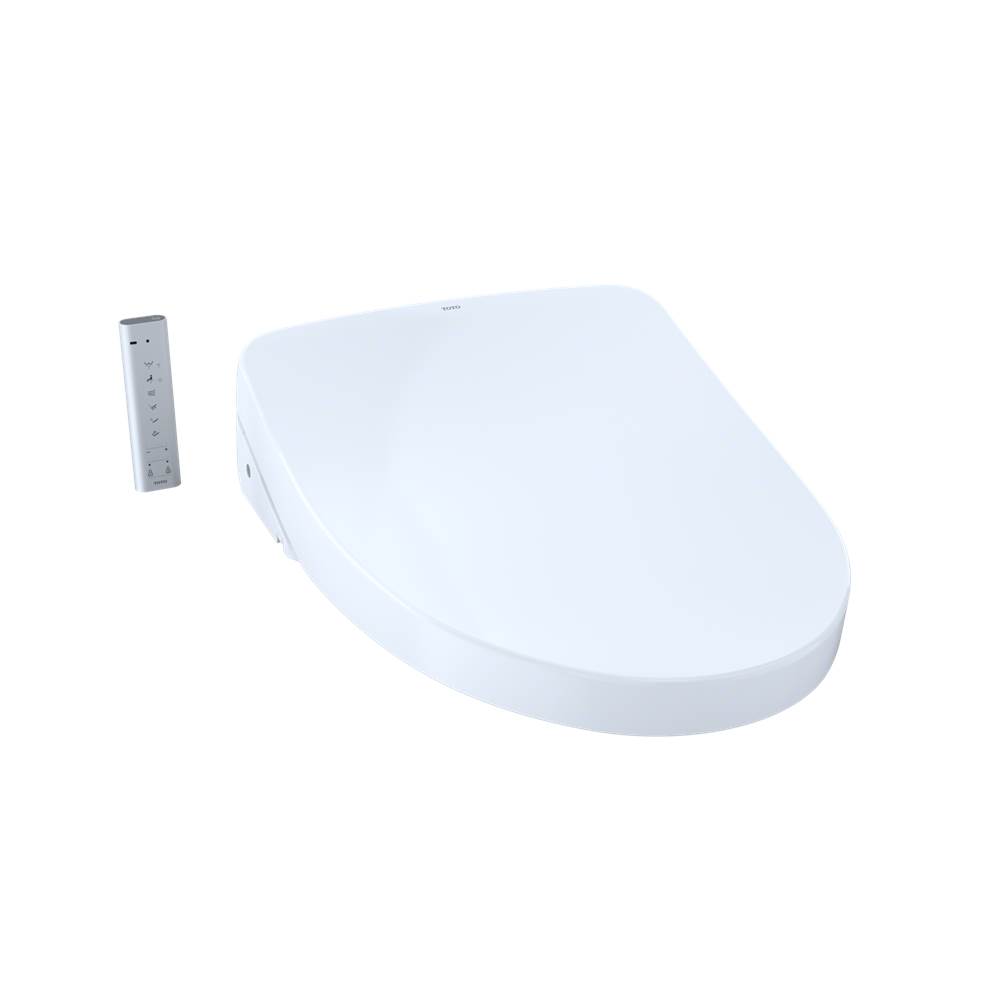Algor Plumbing and Heating SupplyTOTOToto® S500E Washlet®+ And Auto Flush Ready Electronic Bidet Toilet Seat With Ewater+® Bowl And Wand Cleaning And Classic Lid, Elongated, Cotton White