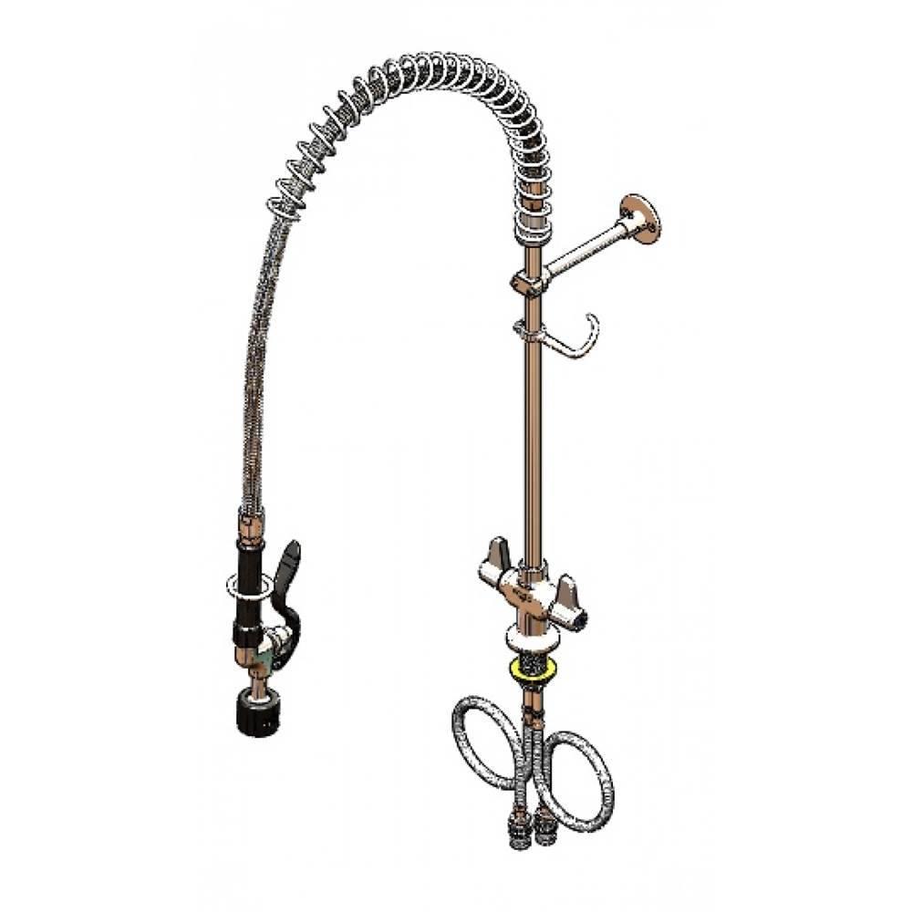 Algor Plumbing and Heating SupplyT&S BrassPre-Rinse Unit, Single Hole, Dual Temp, 5SV-C Low-Flow Spray Valve EQUIP