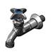 T And S Brass - B-0718 - Wall Mount Laundry Sink Faucets