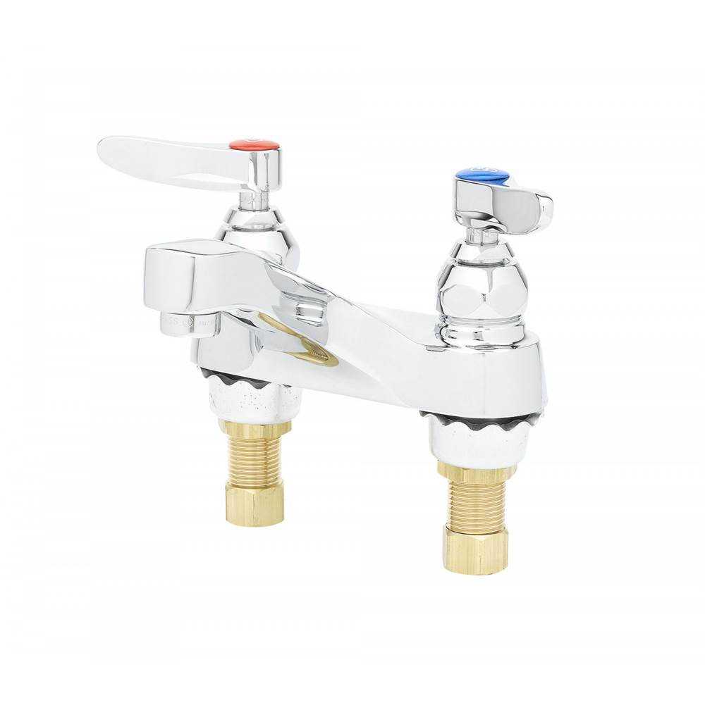 Algor Plumbing and Heating SupplyT&S BrassLavatory Faucet, Deck Mount, 4'' Centers, Aerator, 1/2'' NPSM Male Shanks