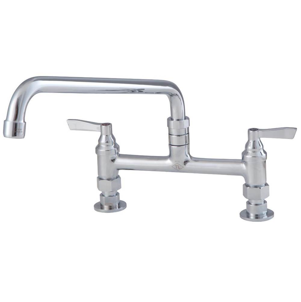 Algor Plumbing and Heating SupplyWattsLead Free Economy 8 In Deck Mount Faucet With 12 In Swivel Spout