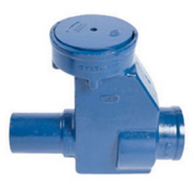 Algor Plumbing and Heating SupplyZurn IndustriesZ1088 Cast Iron Gate Type Backwater Valve with 4'' No-Hub Inlet and Outlet